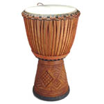 Professional Djembe Large Lenke Wood Mali Drum