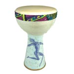 Professional Doumbek Ceramic Stoneware Cernunnos Herne Drum