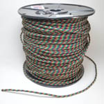 Drum Rope Rasta Color Low Stretch Polyester Double Weave